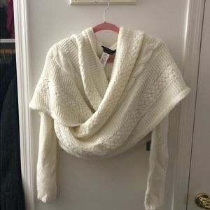White, 3-in-1 sweater